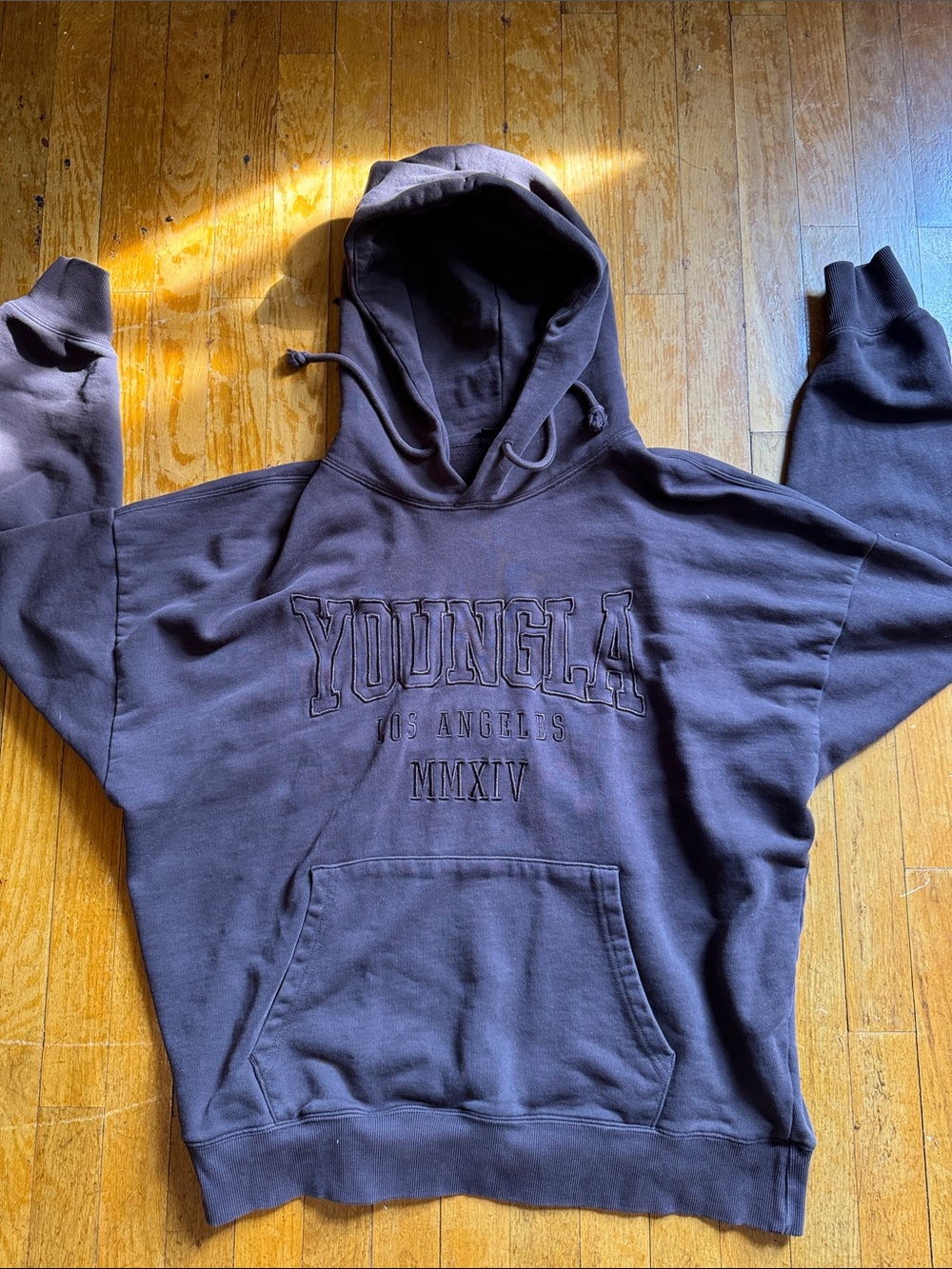 YoungLA Pullover Hoodie - Dark Brown